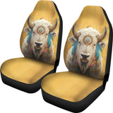 GB-NAT00912 Bison Pattern Native American Car Seat Covers