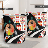 LB00349 Pattern Native American Laundry Basket