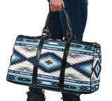 GB-NAT00528 Blue Colors Pattern Travel Bag