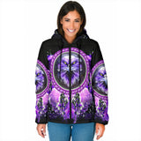 GB-NAT00909 Eagle Native Women's Padded Hooded Jacket