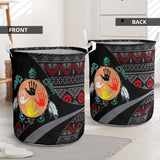 LB00355 Pattern Native American Laundry Basket