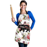 Powwow Storegb nat00195 mama bear flower rose native american apron