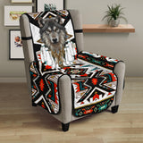 CSF-0070 Wolf Native American 23" Chair Sofa Protector