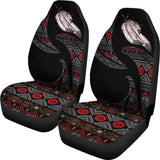 CSA-00193 Feather Native American Car Seat Cover