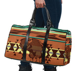 GB-NAT00024 Bison Native American Travel Bag