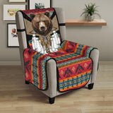 CSF-0066 Bear Native American 23" Chair Sofa Protector