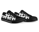 LTS0001 Bear Symbol Native American Low Top Canvas Shoe