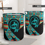 Powwow Storelb00247 pattern native laundry basket