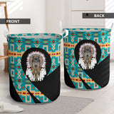 Powwow Storelb00238 pattern native laundry basket