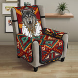 CSF-0069 Wolf Native American 23" Chair Sofa Protector