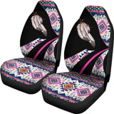 CSA-00183 Feather Native American Car Seat Cover