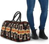 GB-NAT00062-01 Black Tribe Design Native Travel Bag