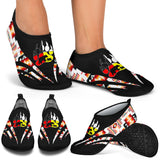 Powwow Storeaqs0035 tribe design native american aqua shoes