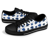 LTS0001 Bear Symbol Native American Low Top Canvas Shoe