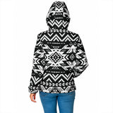 GB-NAT00441 Pattern Native Women's Padded Hooded Jacket