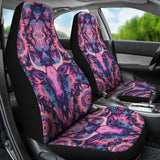 CSA-00245 Bison Skull Pattern Native American Car Seat Cover