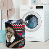 LB00342 Pattern Native American Laundry Basket