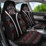 CSA-00212 Symbol Bear Pattern Native American Car Seat Cover