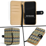 GB-NAT00750 Pattern Yellow Native American Wallet Phone Case