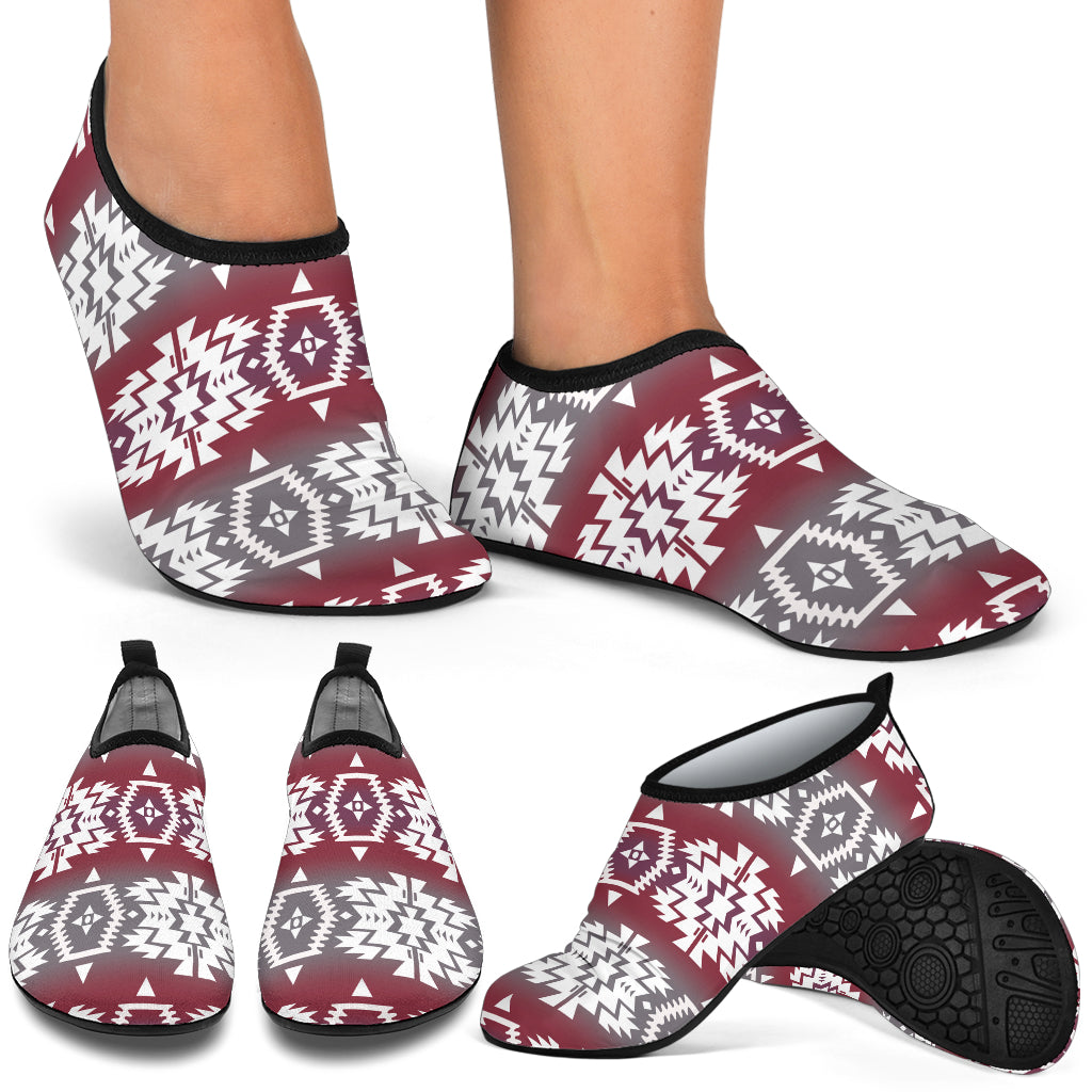 Powwow Storeaqs0014 tribe design native american aqua shoes
