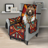 CSF-0067 Bear Native American 23" Chair Sofa Protector