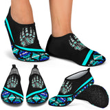 Powwow Storeaqs0032 tribe design native american aqua shoes