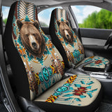 CSA-00224 Bear Pattern Native American Car Seat Cover