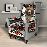 CSF-0072 Bear Native American  23" Chair Sofa Protector