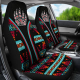 CSA-00217 Symbol Bear Pattern Native American Car Seat Cover