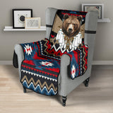 CSF-0062 Bear Native American 23" Chair Sofa Protector