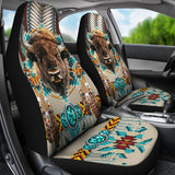 CSA-00224 Bison Pattern Native American Car Seat Cover