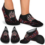 Powwow Storeaqs0037 tribe design native american aqua shoes