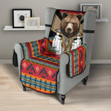 CSF-0066 Bear Native American 23" Chair Sofa Protector