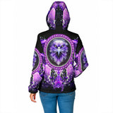 GB-NAT00909 Eagle Native Women's Padded Hooded Jacket