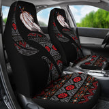 CSA-00193 Feather Native American Car Seat Cover