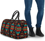 GB-NAT00046-02 Black Native Tribes Native Travel Bag