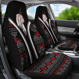 CSA-00213 Feather Pattern Native American Car Seat Cover