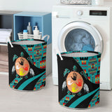 LB00352 Pattern Native American Laundry Basket