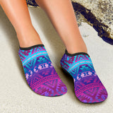 Powwow Storegb nat00701 tribe design native american aqua shoes