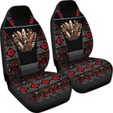 CSA-00234 Feather Pattern Native American Car Seat Cover