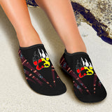 Powwow Storeaqs0038 tribe design native american aqua shoes