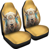 GB-NAT00912 Bison Pattern Native American Car Seat Covers