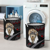 LB00357 Pattern Native American Laundry Basket