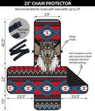 CSF-0063 Wolf Native American 23" Chair Sofa Protector