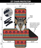 CSF-0064 Wolf Native American 23" Chair Sofa Protector