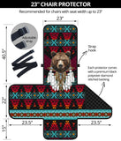 CSF-0073 Bear Native American 23" Chair Sofa Protector