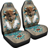 CSA-00225 Bison Pattern Native American Car Seat Cover