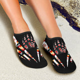 Powwow Storeaqs0034 tribe design native american aqua shoes