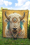 GB-NAT00912 Bison Pattern Native American Premium Quilt