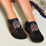 Powwow Storeaqs0037 tribe design native american aqua shoes